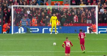 Jordan Henderson mimics Mo Salah in distracting new role at Liverpool penalties