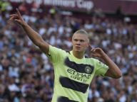 Manchester City striker Erling Braut Haaland's record-breaking start in numbers