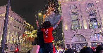 Morocco fans celebrate around the world after historic World Cup win over Spain