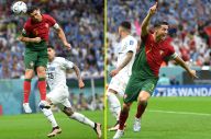 Ronaldo claims Portugal goal against Uruguay - but then it gets awarded to Fernandes