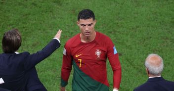 Ronaldo pulls off familiar Man Utd stunt while Portugal team-mates celebrate