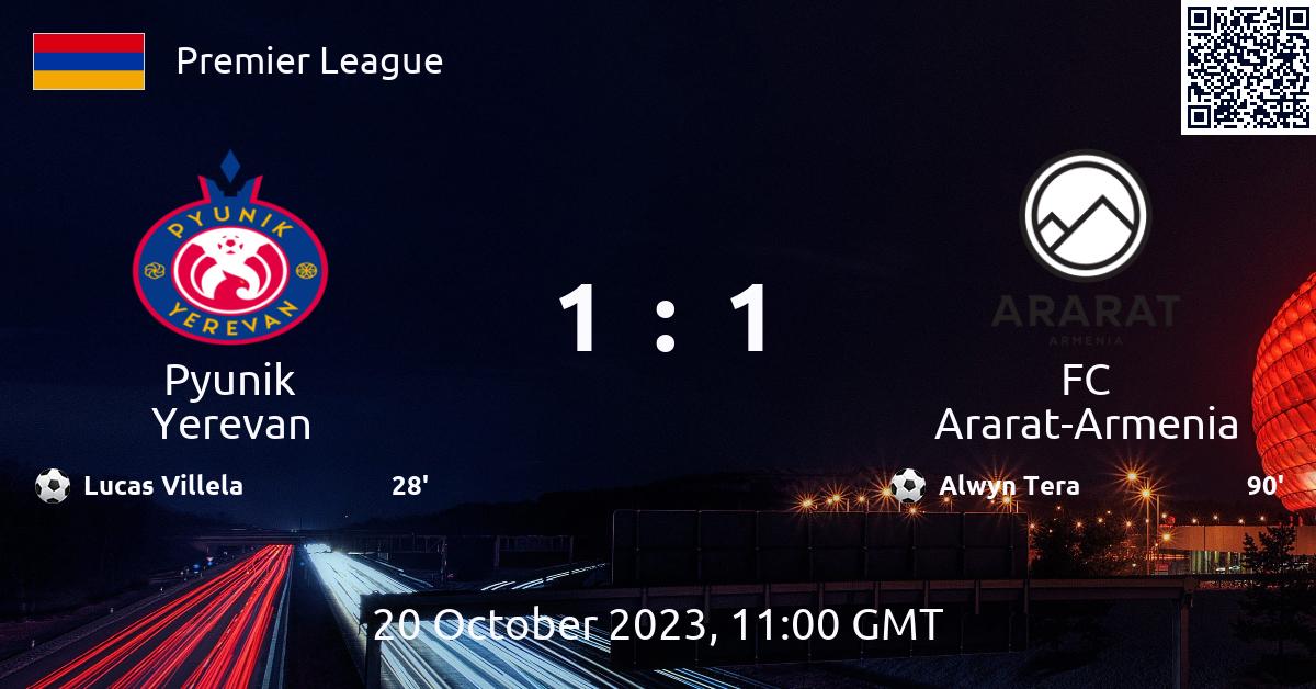 Pyunik - Ararat-Armenia 0:3