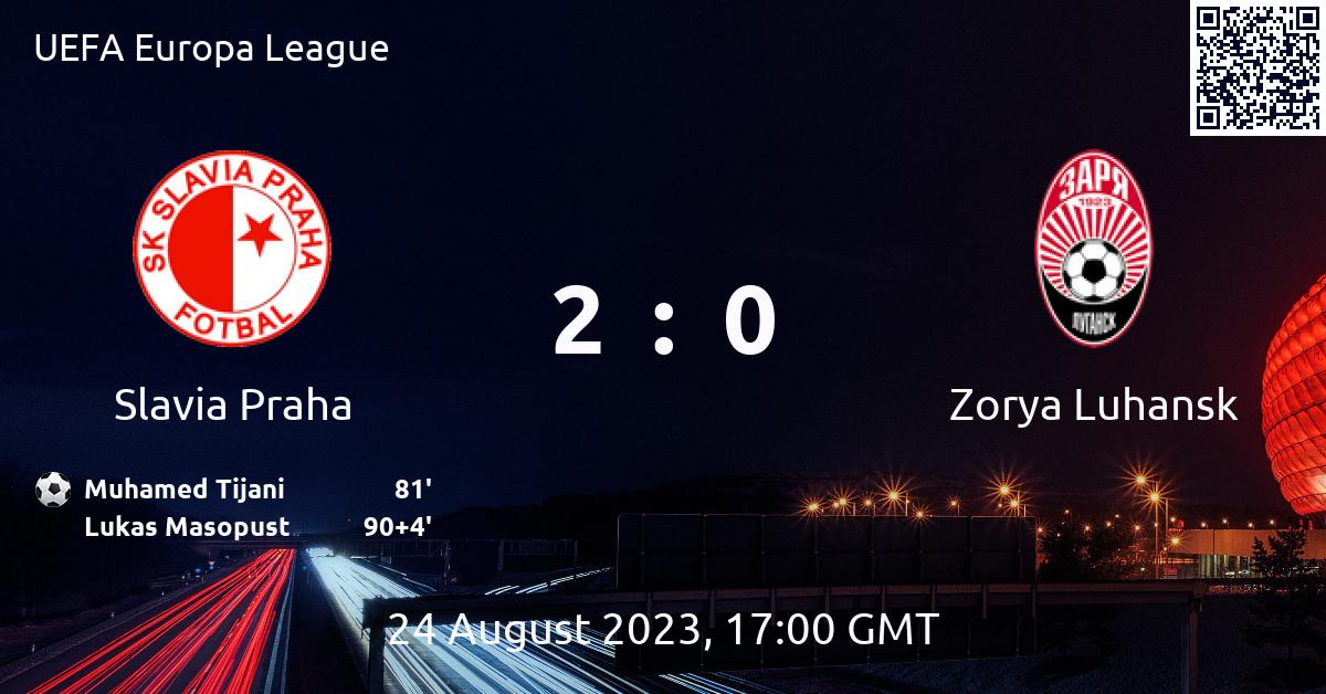 Slavia Prague vs Zorya Luhansk: Match Preview